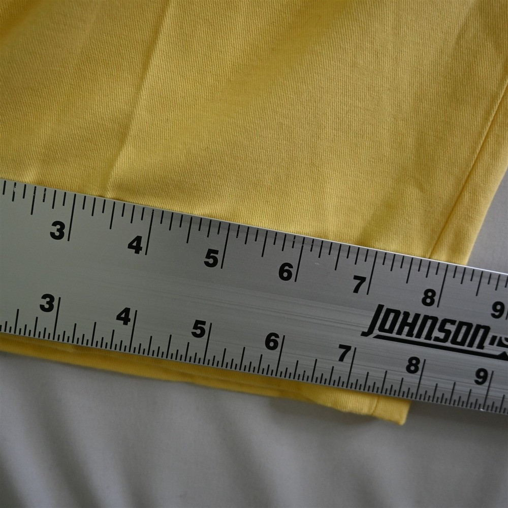 Brooks Brothers 34x32 Yellow 100% Cotton Flat Front 346 Mens Chino Pants - Picture 5 of 9